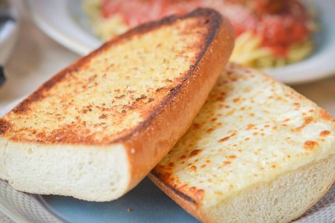 Pan of Cheesy Bread.